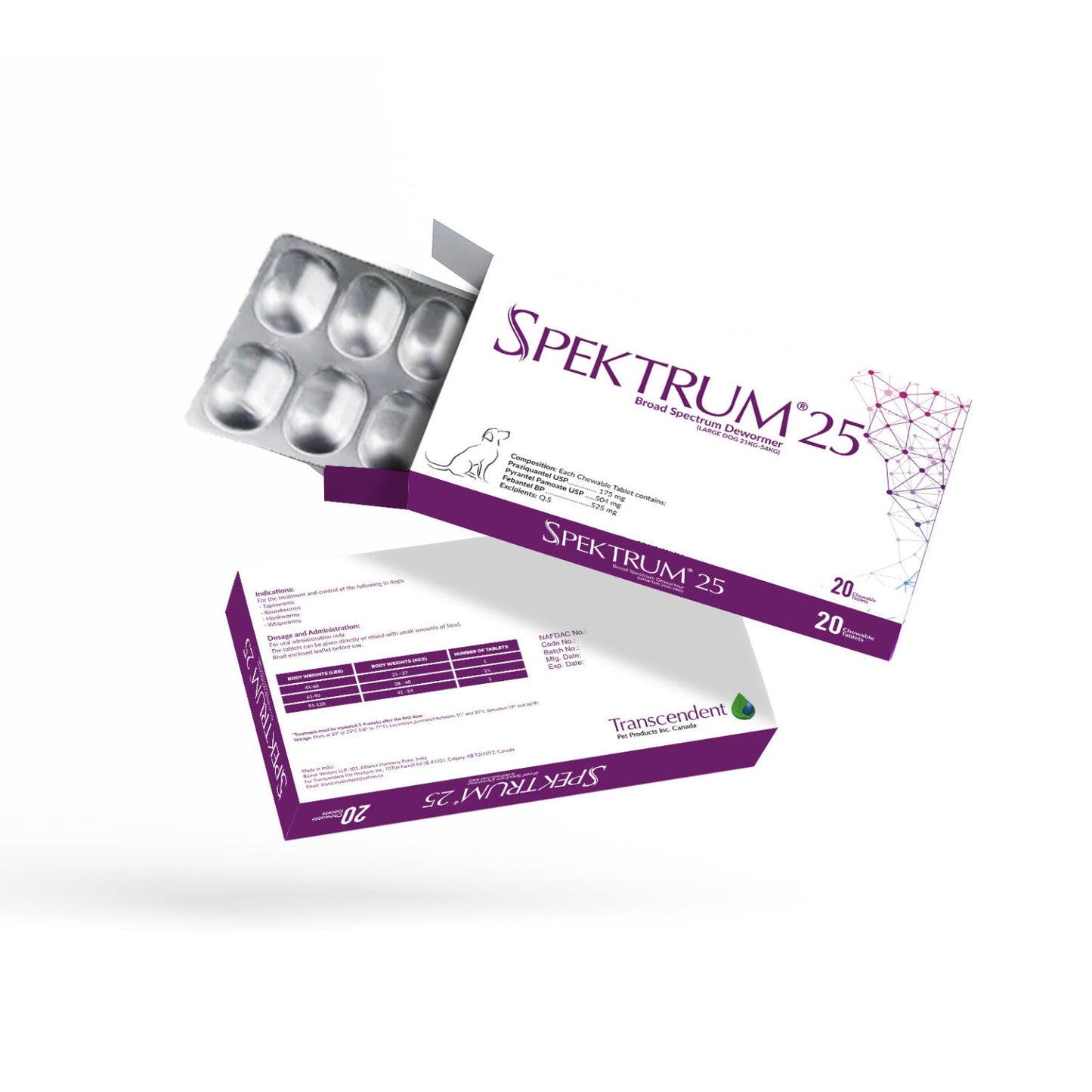 Spektrum Dog Deworming Tablet Sucipetshop