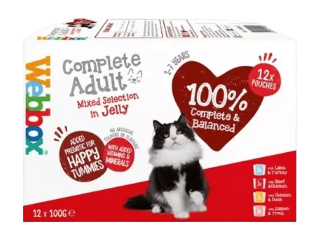 Webbox Mixed Selection in Jelly Wet Food Sucipetshop