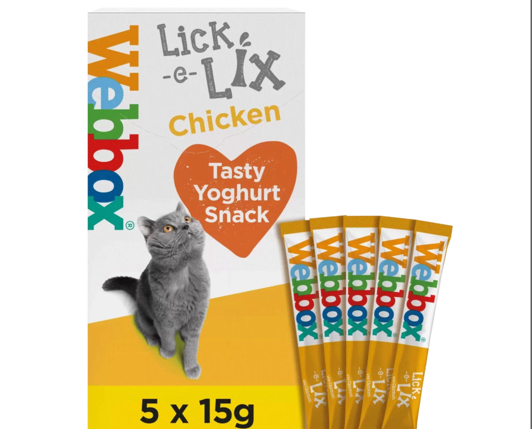 Webbox Lick-e-Lix Chicken Cat Treats Sucipetshop