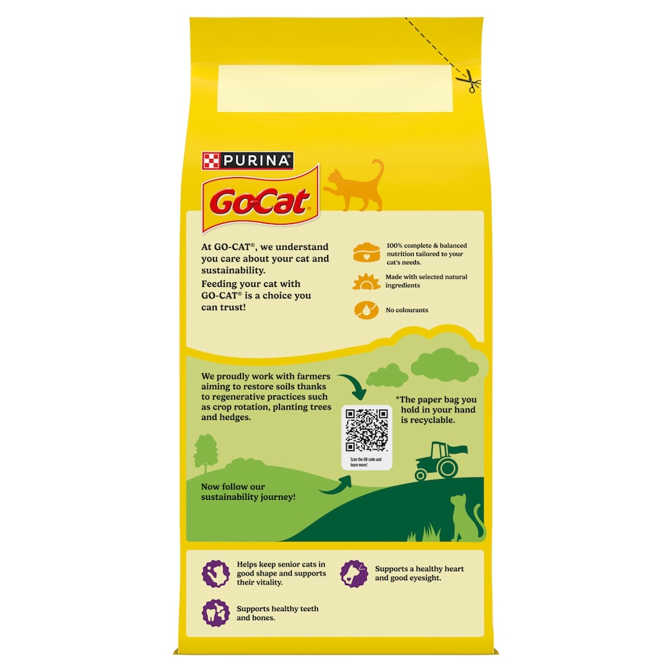 Go-Cat Senior Chicken Dry Cat Food 2kg