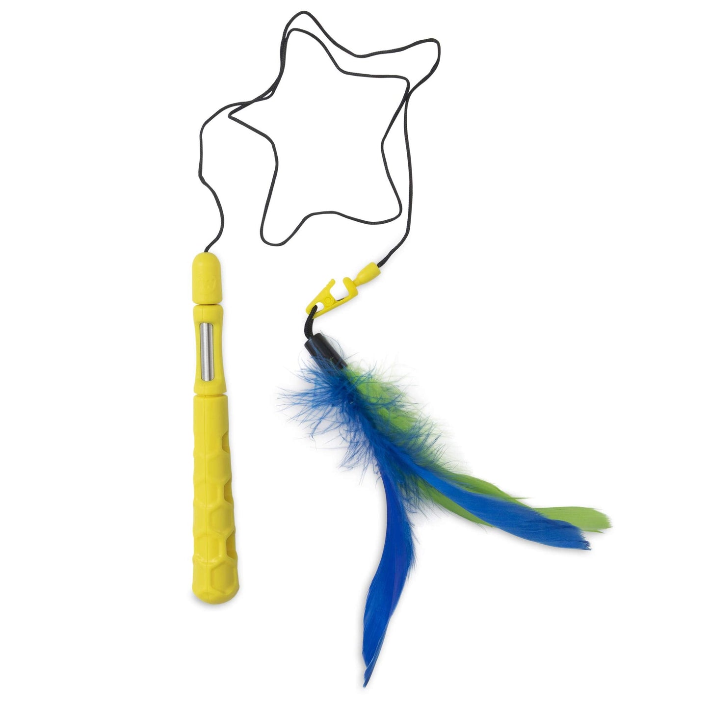 JW Pet Cat Telescopic Flutter-ee Feather Wand Sucipetshop