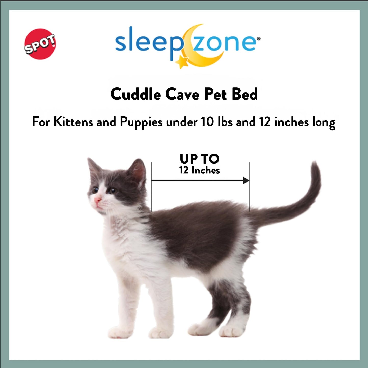 SPOT Sleep Zone Cuddle Bed for Cats and Mini Dogs Sucipetshop