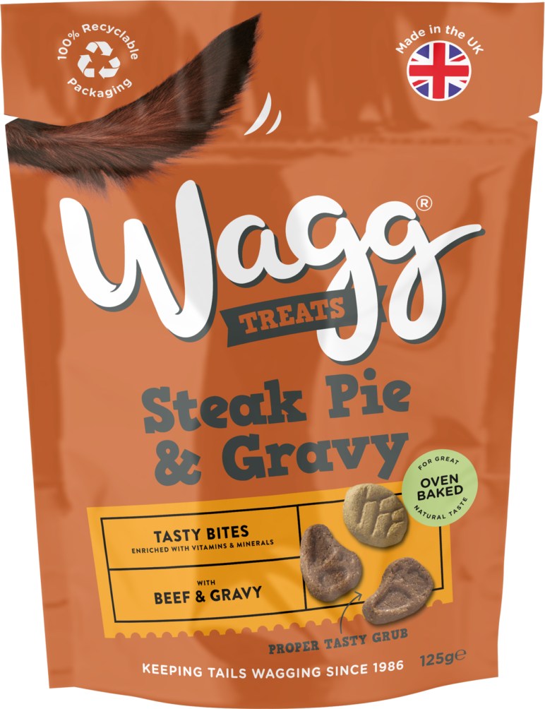 Wagg Dog Treats Steak Pie & Gravy Tasty Bites Sucipetshop