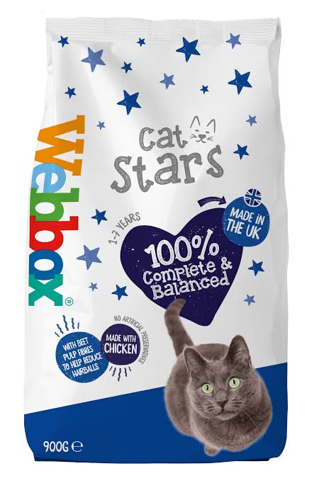 Webbox Cat Stars Chicken Dry Cat Food Sucipetshop