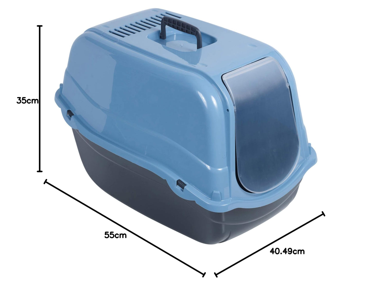Rosewood Ecoline Hooded Cat LItter Box Sucipetshop