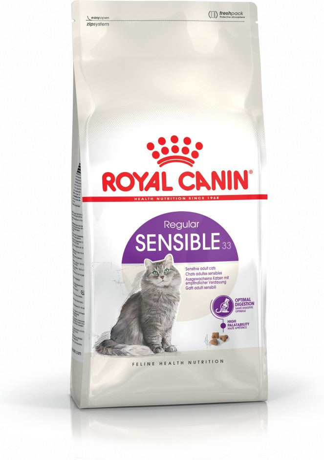 ROYAL CANIN FELINE SENSIBLE 33 ADULT DRY FOOD Sucipetshop