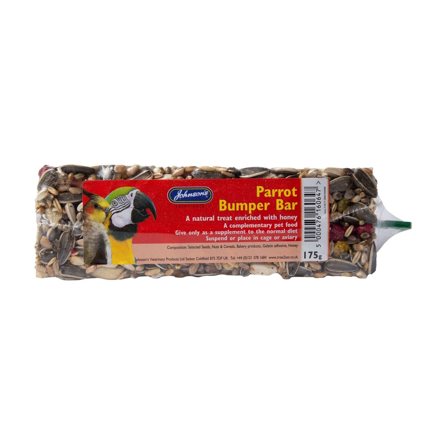 Johnson’s Parrot Bumper Bars Sucipetshop