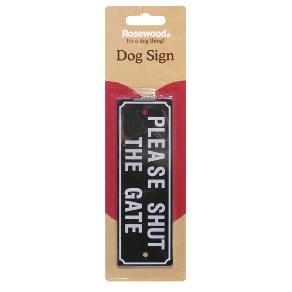 Rosewood Dog Sign Sucipetshop