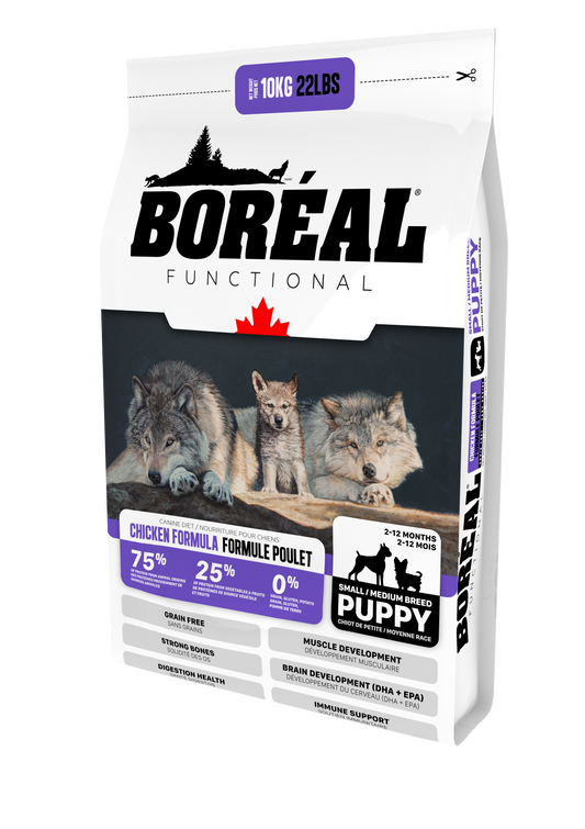 Boreal Functional, Small & Medium Puppy Dry Food Chicken Formula