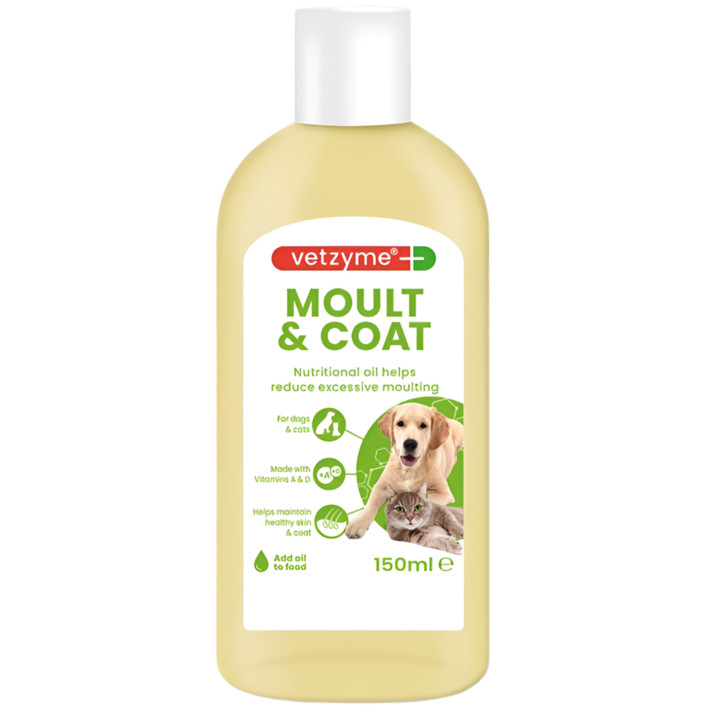 Vetzyme Moult & Coat Nutritional Oil Healthy Skin & Coat Support