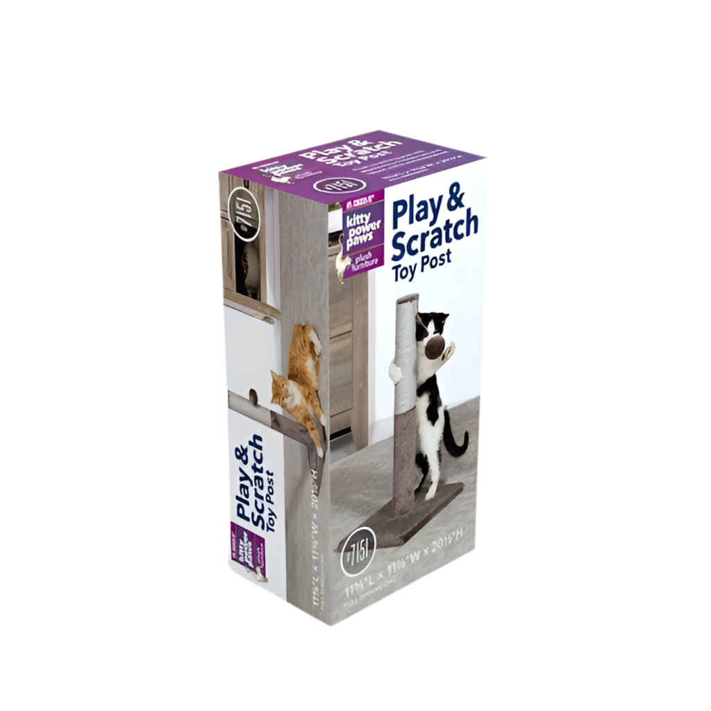 Kitty Power Paws Play Pole & Scratcher Sucipetshop