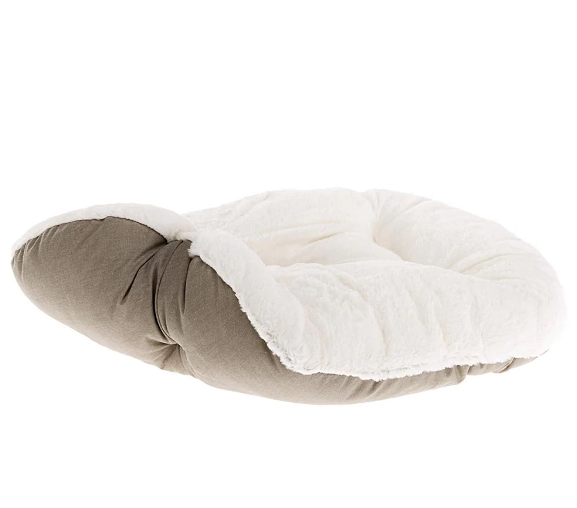 Cotton and eco-friendly fur bed for dogs and cats