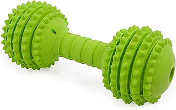 Rosewood Rubber, Tough Chew Resistant, Dumbell Dog Toy