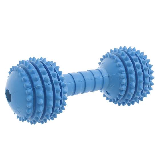 Rosewood Rubber, Tough Chew Resistant, Dumbell Dog Toy