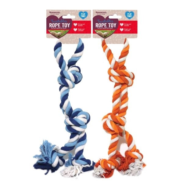 Rosewood Twistable Rope Double Tug Dog Toy