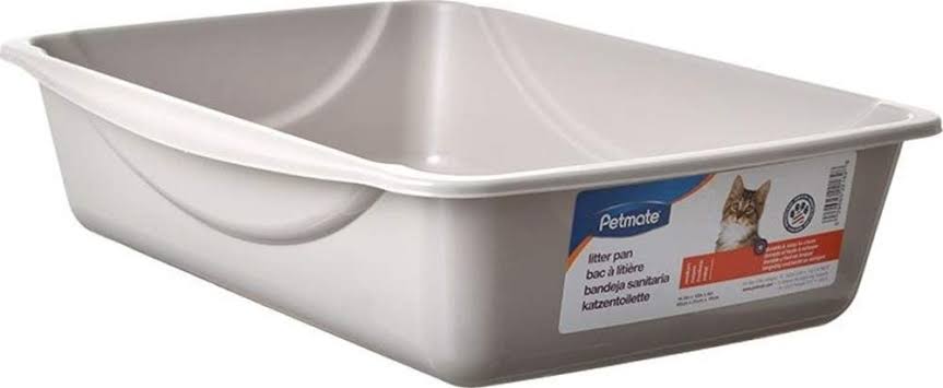 PETMATE Open Litter Pan Medium, 22"x16.5"x5.5in"