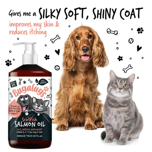 Bugalugs scottish salmon oil for dogs & cats