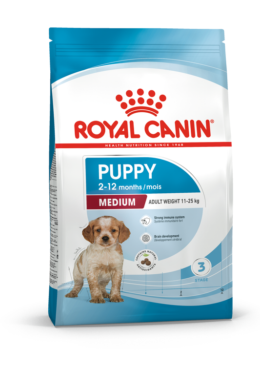 Royal Canin Medium Puppy Dry Dog Food 15kg