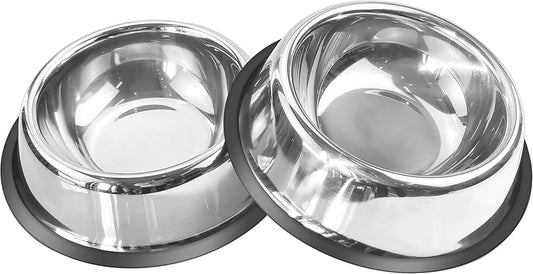 Sucipetshop.com Mlife Stainless Steel Pet Bowl with Rubber Base