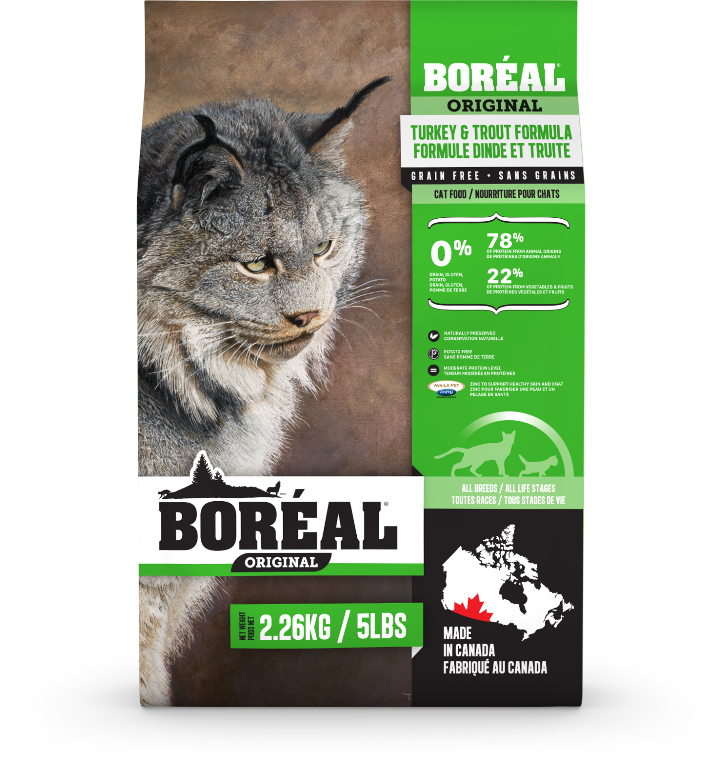 Boreal Turkey & Trout Cat Food All Life Stages Sucipetshop