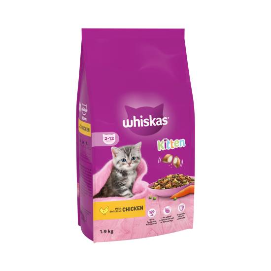 Whiskas Kitten Dry Cat Food 1.9kg Sucipetshop