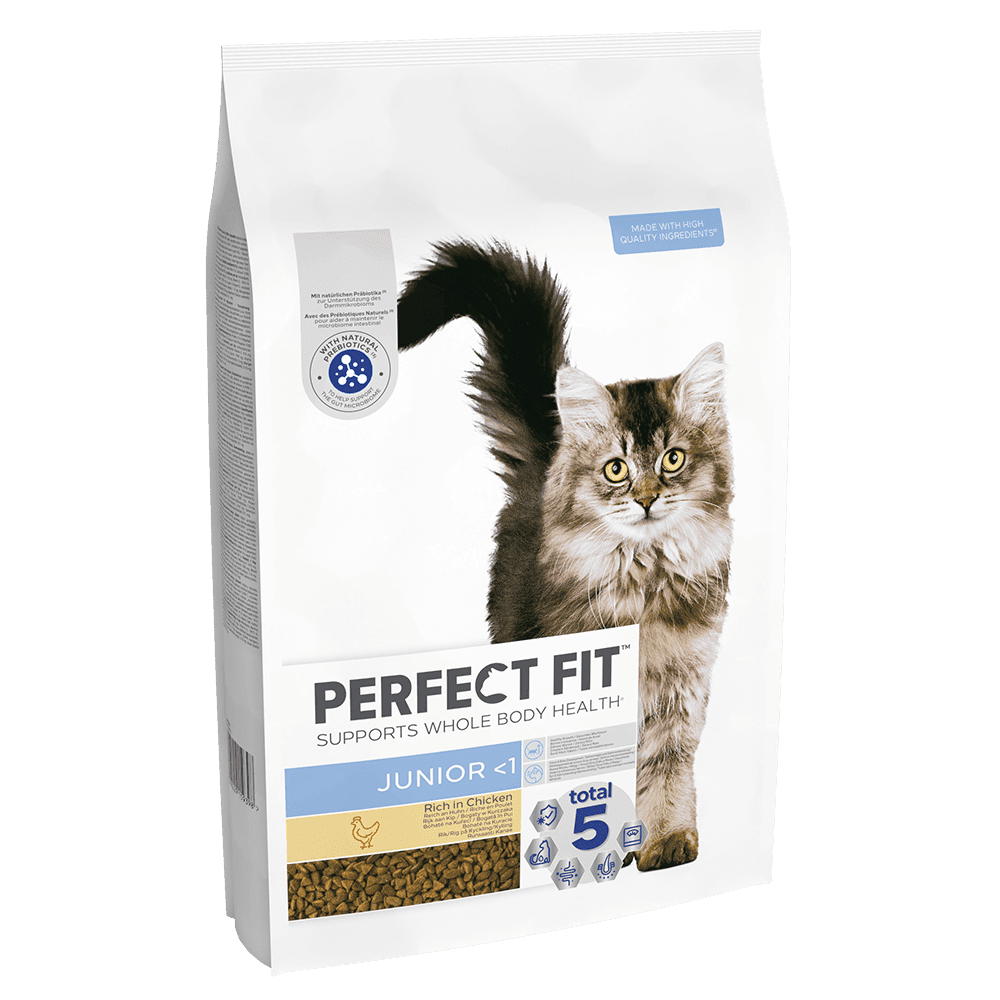 PERFECT FIT Junior Dry Cat Food Chicken 750g