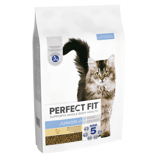 PERFECT FIT Junior Dry Cat Food Chicken 750g