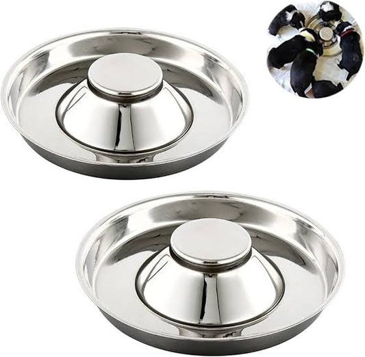 Fuzzy Puppy Feeding Bowls for Litters of Puppies