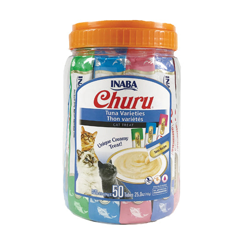 Jar of Inaba Churu cat treats with 