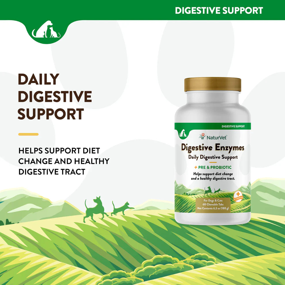 NaturVet Digestive Enzymes supplement 