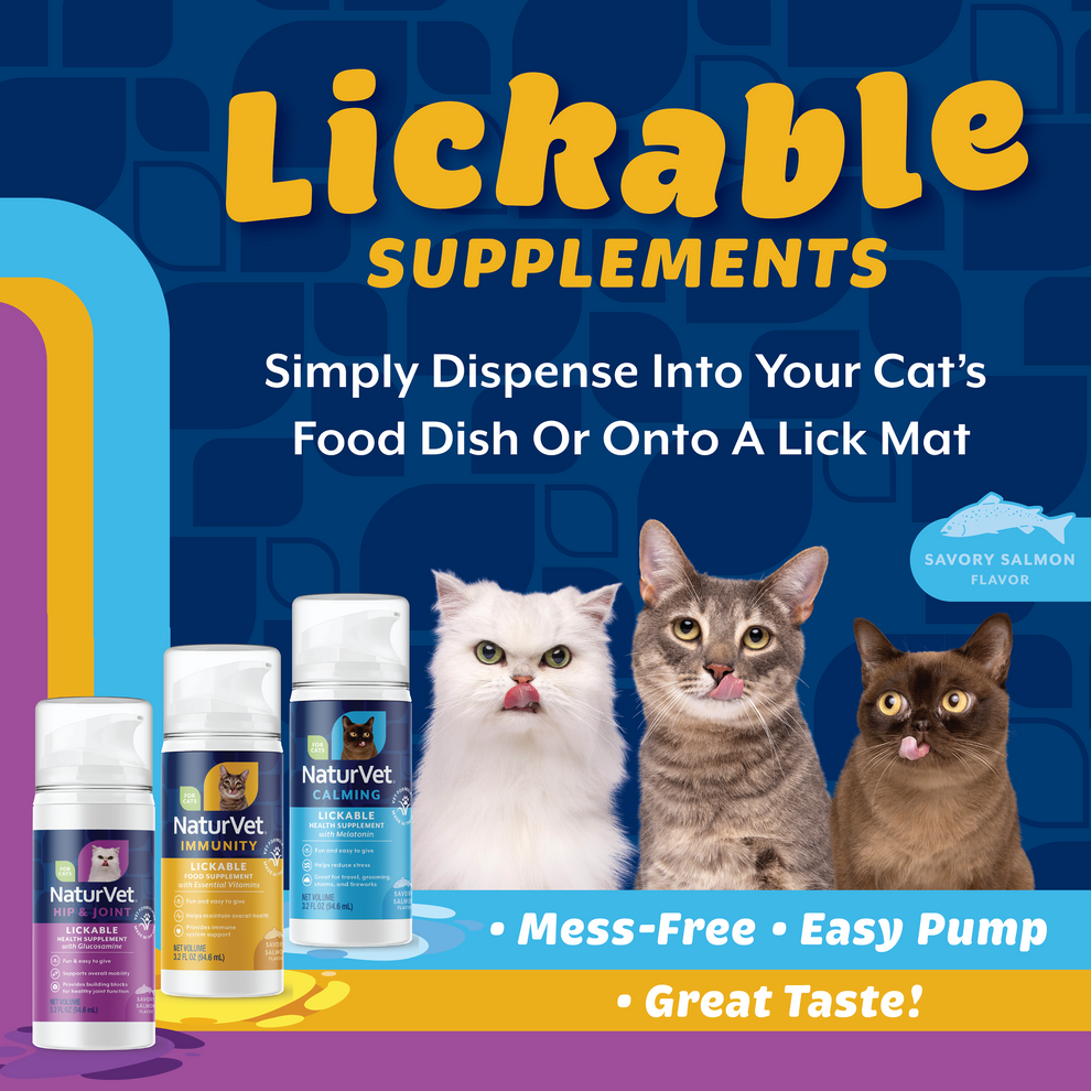 NaturVet Lickable Hip & Joint Health Supplement for Cats