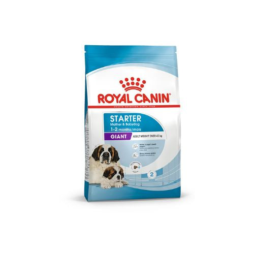 Royal Canin Giant Starter dog food package
